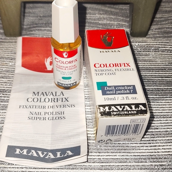 Mavala Switzerland Colorfix Strong, Flexible Top Coat Full Size .3-Fl. Oz - Picture 3 of 6